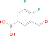 3,4-Difluoro-5-formylphenylboronic acid