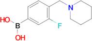 3-Fluoro-4-(piperidin-1-ylmethyl)phenylboronic acid