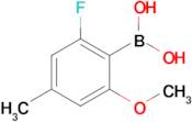 2-Fluoro-6-methoxy-4-methylphenylboronic acid