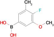 4-Fluoro-3-methoxy-5-methylphenylboronic acid