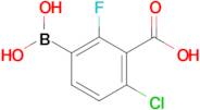 3-Carboxy-4-chloro-2-fluorophenylboronic acid