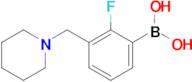 2-Fluoro-3-(piperidin-1-ylmethyl)phenylboronic acid