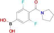 3,5-Difluoro-4-(1-pyrrolidinylcarbonyl)phenylboronic acid