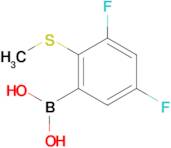 3,5-Difluoro-2-methylsulfanylphenylboronic acid