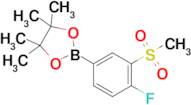 4-Fluoro-3-(methylsulfonyl)phenylboronic acid pinacol ester