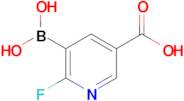 5-Carboxy-2-fluoropyridine-3-boronic acid