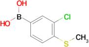 3-Chloro-4-(methylthio)phenylboronic acid