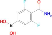 4-(Aminocarbonyl)-3,5-difluorophenylboronic acid