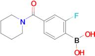 2-Fluoro-4-(piperidine-1-carbonyl)phenylboronic acid