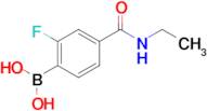 2-Fluoro-4-(N-ethylaminocarbonyl)phenylboronic acid