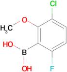 3-Chloro-6-fluoro-2-methoxyphenylboronic acid