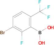 3-Bromo-2-fluoro-6-(trifluoromethyl)phenylboronic acid