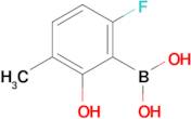 6-Fluoro-2-hydroxy-3-methylphenylboronic acid