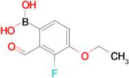 4-Ethoxy-3-fluoro-2-formylphenylboronic acid