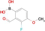 3-Fluoro-2-formyl-4-methoxyphenylboronic acid