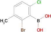 2-Bromo-6-chloro-3-methylphenylboronic acid