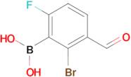 2-Brom-6-fluoro-3-formylphenylboronic acid