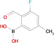 3-Fluoro-2-formyl-5-methylphenylboronic acid