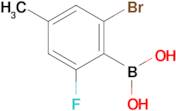 2-Bromo-6-fluoro-4-methylphenylboronic acid