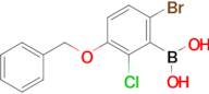 3-Benzyloxy-6-bromo-2-chlorophenylboronic acid