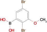 2,5-Dibromo-3-methoxyphenylboronic acid