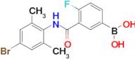 3-(4-Bromo-2,6-dimethylphenylcarbamoyl)-4-fluorophenylboronic acid