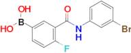 3-(3-Bromophenylcarbamoyl)-4-fluorophenylboronic acid