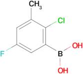 2-Chloro-5-fluoro-3-methylphenylboronic acid