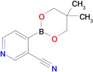 3-Cyano-4-(5,5-Dimethyl-[1,3,2]dioxaborinan-2-yl)-pyridine