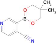 4-Cyano-3-(5,5-Dimethyl-[1,3,2]dioxaborinan-2-yl)-pyridine