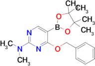 4-Benzyloxy-2-dimethylamino-pyrimidine-5-boronic acid pinacol ester