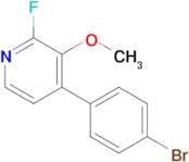 4-(4-Bromophenyl)-2-fluoro-3-methoxypyridine
