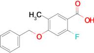 4-(Benzyloxy)-2-fluoro-5-methylbenzoic acid