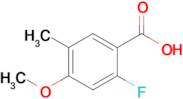 2-Fluoro-4-methoxy-5-methylbenzoic acid