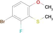 (3-Bromo-2-fluoro-6-methoxyphenyl)(methyl)sulfane