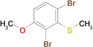 (2,6-Dibromo-3-methoxyphenyl)(methyl)sulfane