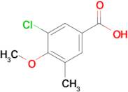 3-Chloro-4-methoxy-5-methylbenzoic acid