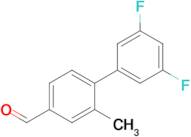 3',5'-Difluoro-2-methyl-[1,1'-biphenyl]-4-carbaldehyde