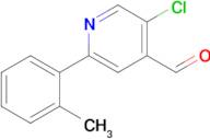 5-Chloro-2-(o-tolyl)isonicotinaldehyde