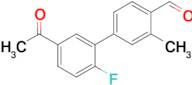 5'-Acetyl-2'-fluoro-3-methyl-[1,1'-biphenyl]-4-carbaldehyde