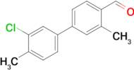 3'-Chloro-3,4'-dimethyl-[1,1'-biphenyl]-4-carbaldehyde