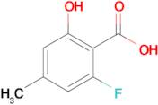 2-Fluoro-6-hydroxy-4-methylbenzoic acid