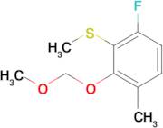 (6-Fluoro-2-(methoxymethoxy)-3-methylphenyl)(methyl)sulfane