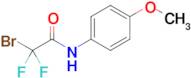 2-Bromo-2,2-difluoro-N-(4-methoxyphenyl)acetamide