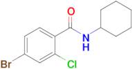 4-Bromo-2-chloro-N-cyclohexylbenzamide