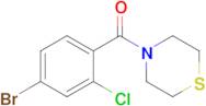 (4-Bromo-2-chlorophenyl)(thiomorpholino)methanone