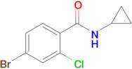 4-Bromo-2-chloro-N-cyclopropylbenzamide