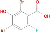 2,4-Dibromo-6-fluoro-3-hydroxybenzoic acid