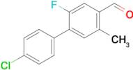 4'-Chloro-2-fluoro-5-methyl-[1,1'-biphenyl]-4-carbaldehyde