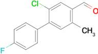 2-Chloro-4'-fluoro-5-methyl-[1,1'-biphenyl]-4-carbaldehyde